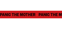 Panicthemother red mother panic tape Sticker