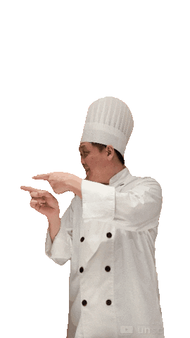 jusignatures giphyupload newpost chef pointleft Sticker