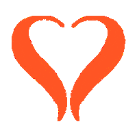 Orangeheart Growingheart Sticker by Jacob's Pillow Dance Festival