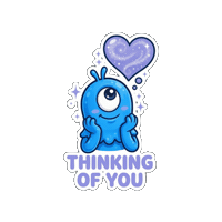 Thinking Of You Love Sticker by Momo & Tulus
