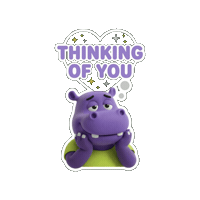 Thinking Of You Love Sticker