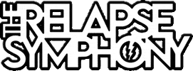 TheRelapseSymphony band metal rock and roll bolt Sticker