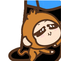 Monkey Sticker