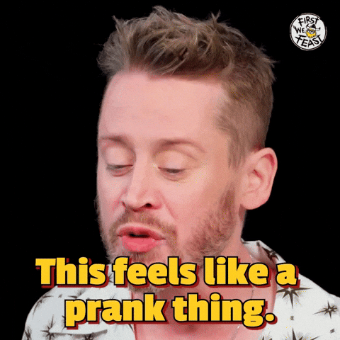 Macaulay Culkin Prank GIF by First We Feast