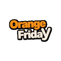 Orange Friday Sticker by Sym