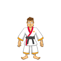Martial Arts Smile Sticker by NEST Management
