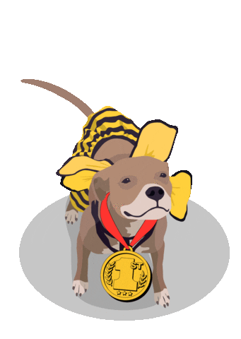 Dog Illustration Sticker by The Online Studio