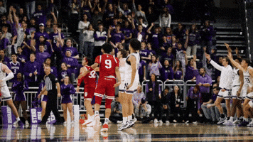 College Hoops Wildcats GIF by Northwestern Athletics
