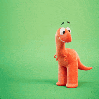 Surprise Hello GIF by Claynosaurz