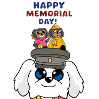 Memorial Day Vintage Sticker by BoDoggos