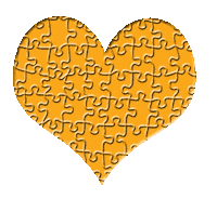 Love You Laranjado Sticker