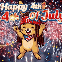 Independence Day Bunny GIF
