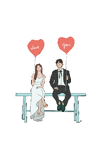 Happy Love You Sticker