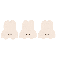 Rabbit Easter Sticker