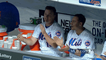 New York Mets Applause GIF by MLB