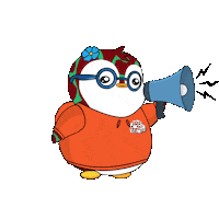 Listen Breaking News Sticker by Pudgy Penguins