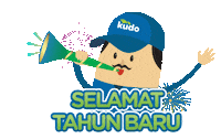 new year party Sticker by Kudo Indonesia