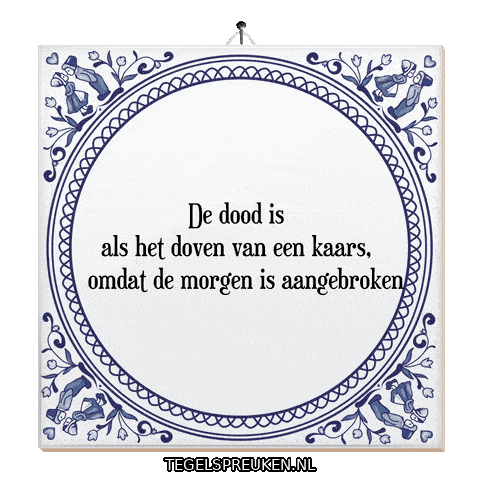 Rust Reflectie Sticker by Tegelspreuken.nl