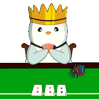 Betting All In Sticker by Pudgy Penguins