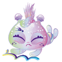 Stars Moon Sticker by Distroller