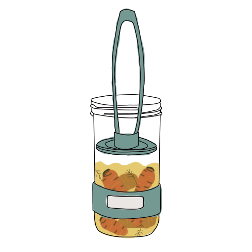 vegan kit Sticker by Lekue