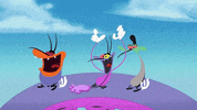 fight disagree GIF by Oggy and the Cockroaches
