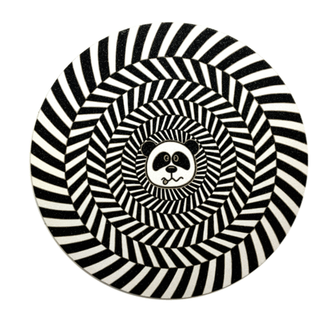 RobPruitt giphyupload panda dizzy spinny Sticker