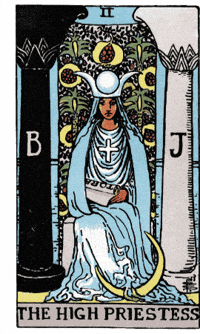 High Priestess Major Arcana GIF by Luna y el Tarot