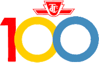 TakeTheTTC car train toronto bus Sticker