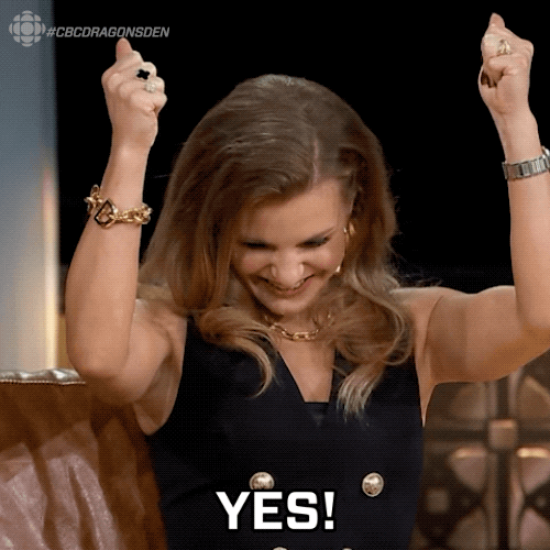 Dragons Den Yes GIF by CBC