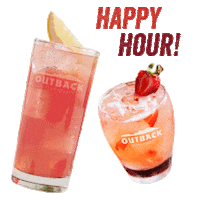 Happy Hour Drink Sticker by Outback Steakhouse