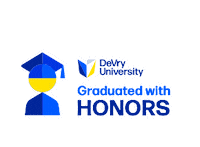Commencement Honors Sticker by DeVry University
