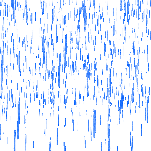 pixel rain STICKER by Douglas Schatz