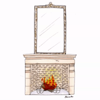 winter fireplace GIF by mylittleparis