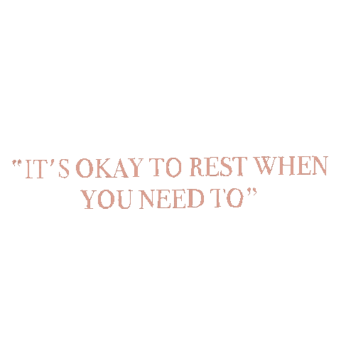PageAndBotanyArtCo okay selfcare rest affirmation Sticker