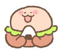 Hungry Burger Sticker by Piexin