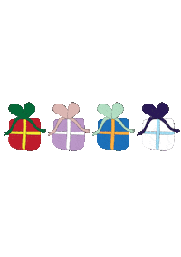 christmas gifts Sticker by Fash Mob