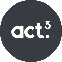 Weareact3 Act3 Act3 Sticker by act³ Brand Activation Factory