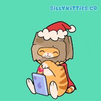 Merry Christmas Love GIF by Silly Kitties
