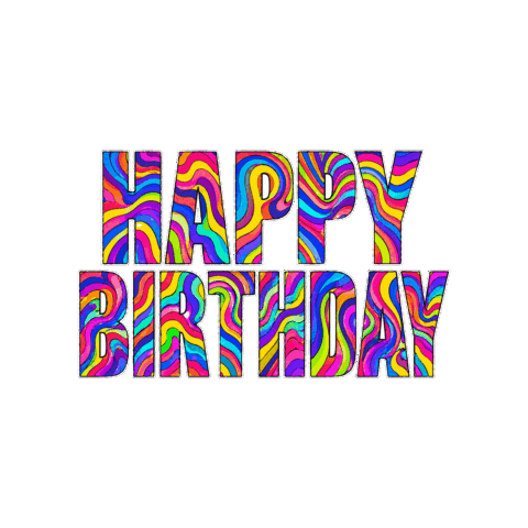 Happy Birthday Celebration Sticker