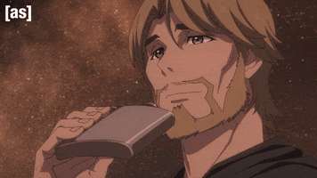 Flask Drinking GIF by Adult Swim