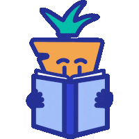 Book Fist Bump Sticker by Carrot