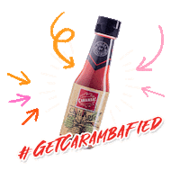 carambafoods hot spicy salsa spice Sticker