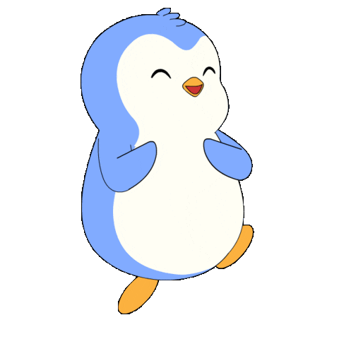 Excited Tell Me Sticker by Pudgy Penguins