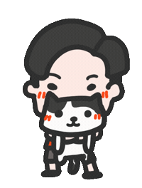 Cat Sticker by yomoyeah