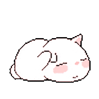 Rolling Cat Scratching Ear Sticker