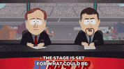racing reporter GIF by South Park 
