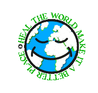 Skofniks world heal the world world peace Sticker
