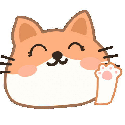 Happy Cat Sticker by Demic