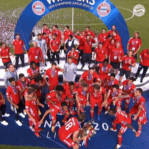 Champions League Football GIF by FC Bayern Munich